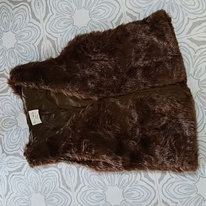 Winter Furry Coat lining Vest Jacket Animal Cosplay Therian